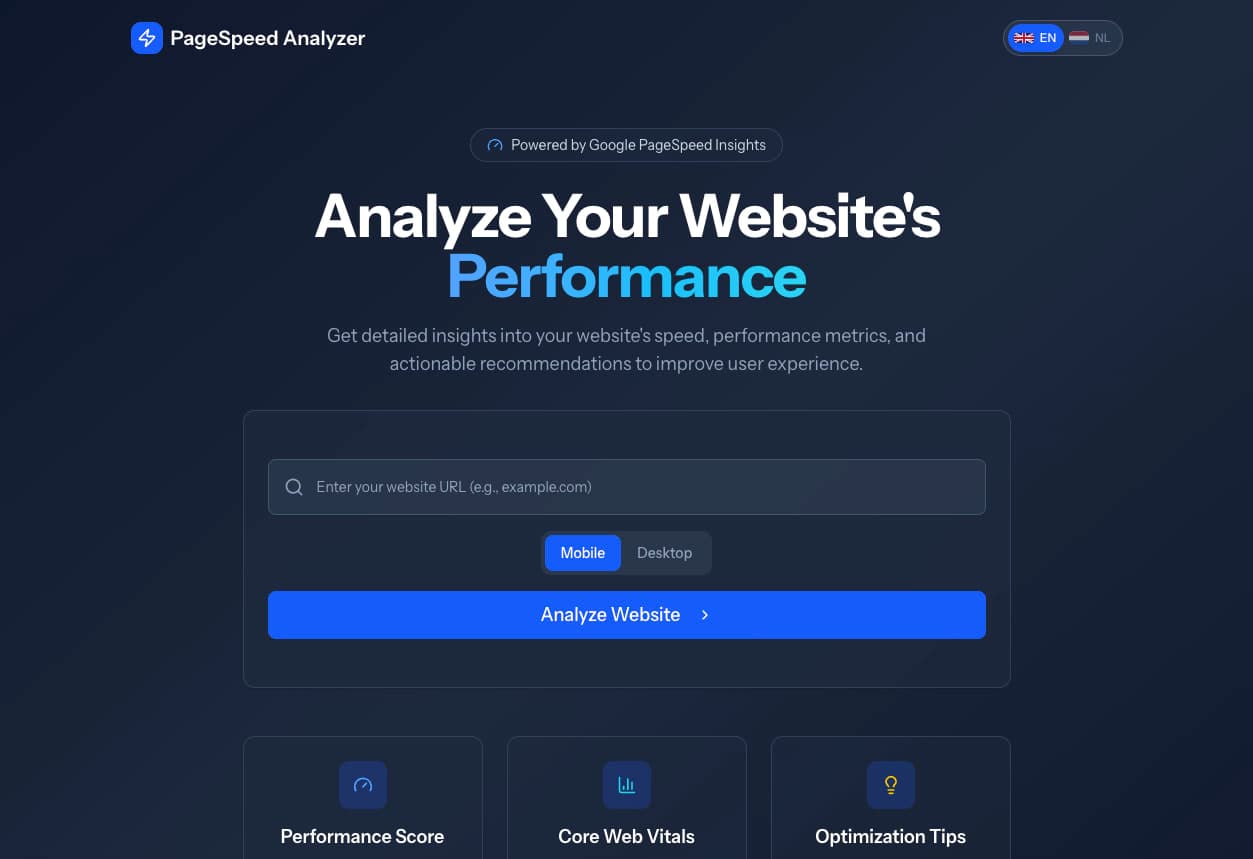 PageSpeed Analyzer